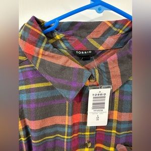 Torrid 4X flannel
